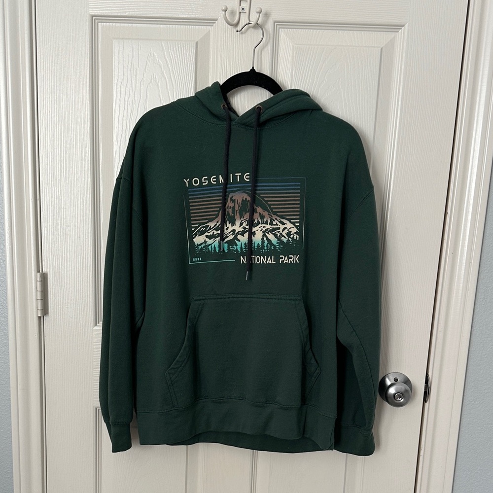 Green Yosemite National Park Men's Sweater